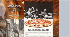 Desktop Screenshot of nickspizzarestaurant.com